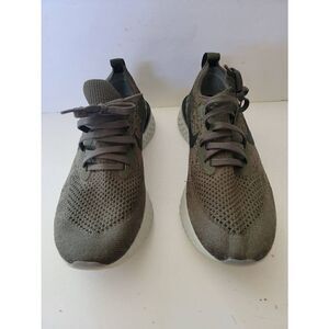 Nike Epic React Men's Gray Flyknit Lace-Up Sneaker Shoes Size 7